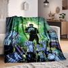 1pz Coperta Anello Lanterna Verde Fibra di Poliestere, Comfort per Tutte le Stagioni per Divano, Letto, Ufficio, Auto, Campeggio, Ideale Decorazione per la Casa e Regalo, Comfort per l'Ufficio