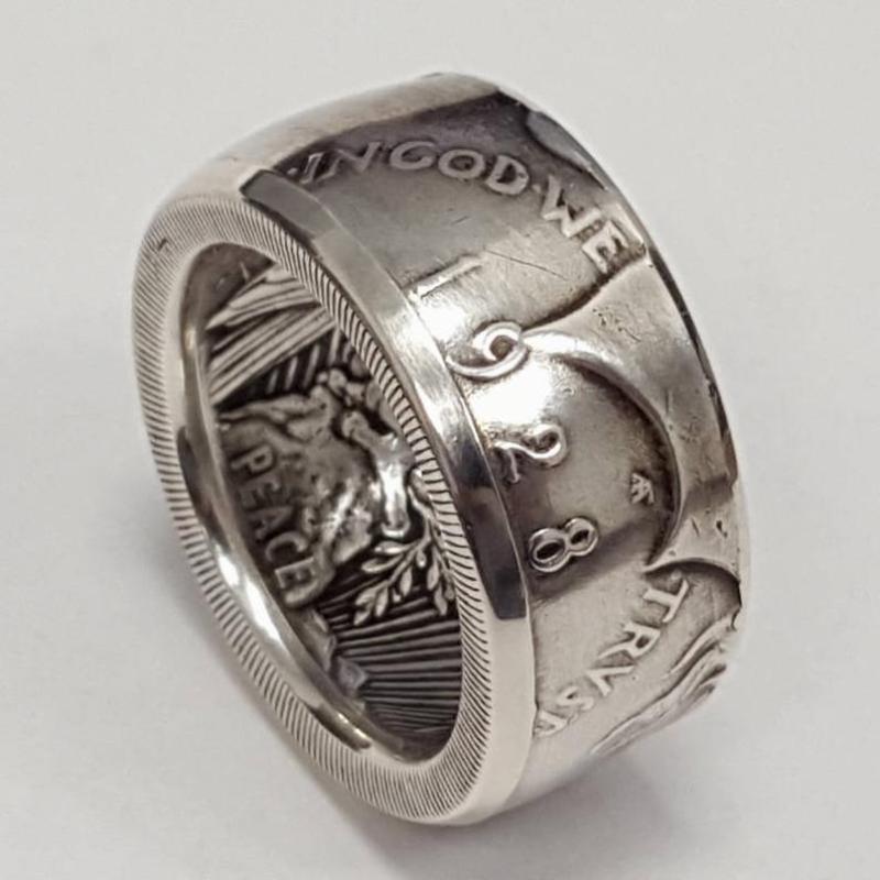 Vintage Style Minimalist Color Digital Age Ring Luxury Temperament Accessories For Anniversary Party Originality Jewelry