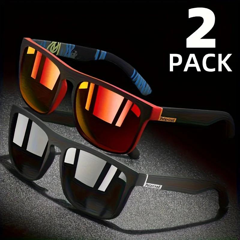 

Quality Quality Quality 2pcs Square Sunglasses Anti Glare Sun Shades For Summer Party Vacation Travel Use Fishing