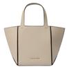 Jordi Logo Cow Leather Tote Bag Shopping Bag Handbag Small Women's Light Sand