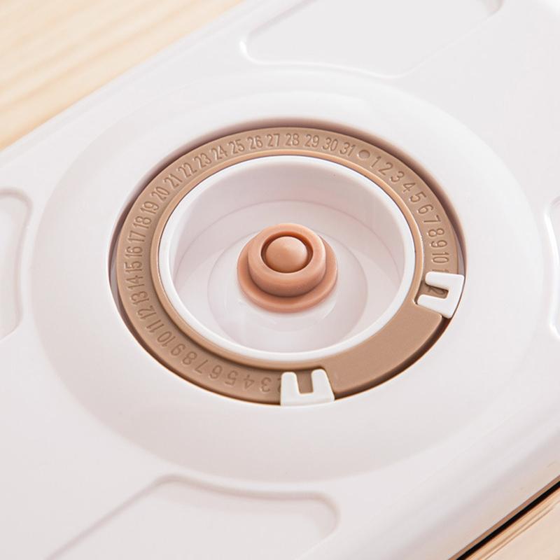 Creative Household Food Storage Box for Fruits Vegetables Durable Vacuum Sealer for Case with Pump Reusable Kitchen