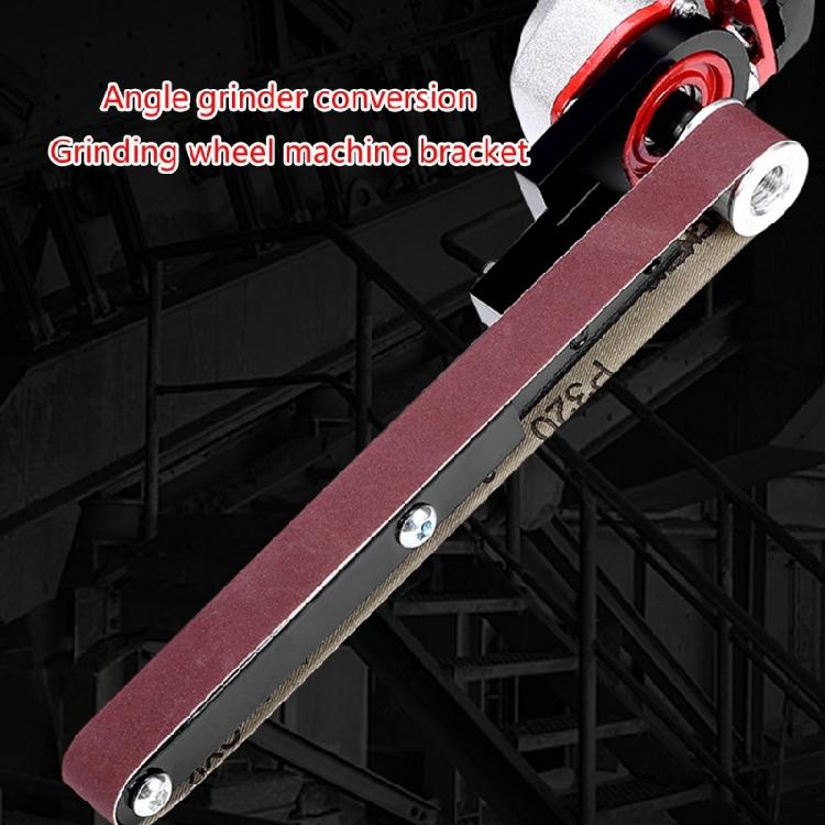 Electric 100 Angles Grinder to Electric Sanding Belt Machine Converter Belt Grinder Fine Sanding and Trimming