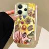 Purple Face Sun Stars Women Girls Phone Case for Xiaomi Redmi Note 14 13 12 11 11S 10 9 8 Pro 9C 13C 14C A5 A3 A4 A3X A1 Cover