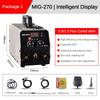 Portable Multi Functional Gasless Self-protection Electric Welder MIG-270 Intelligent Digital Display Welding Machine 300 * 150 * 180MM