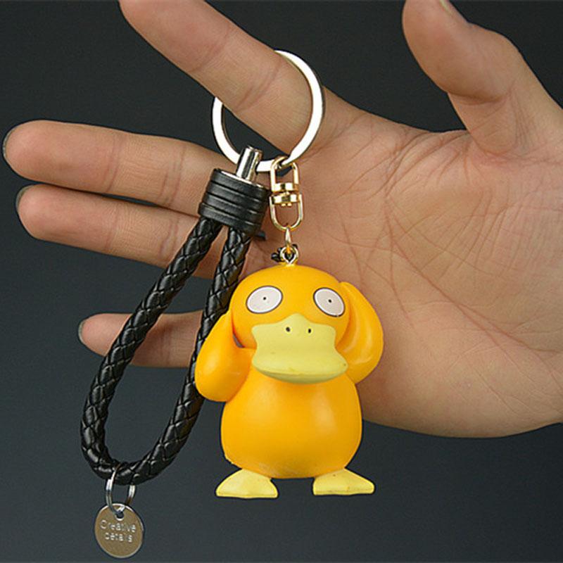 

Cartoon Pokemon Cute And Charming Squirtle Psyduck Keychain Pendant Pouch Ornament Doll Children Birth Date Gifts