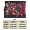 Halloween Movie Horror Chuckys Michael Myers Knitted Blanket Velvet  Lightweight Thin Throw Blanket For Bedroom Sofa Bed Rug
