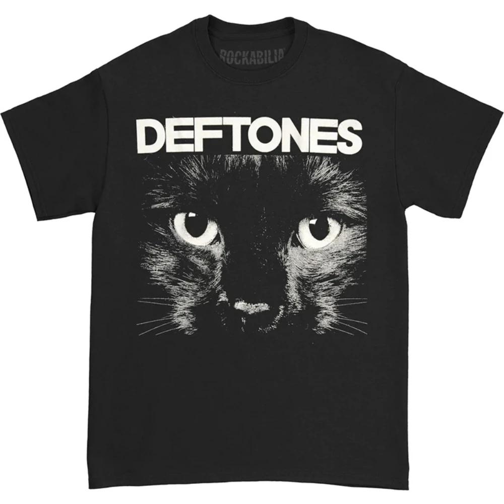 2025 Deftones Bavlna Zpěvák Kapela Tričko Muži Ženy Hip Hop Rockové Tričko Módní Tričko s Krátkým Rukávem Letní Nadměrná Trička Topy