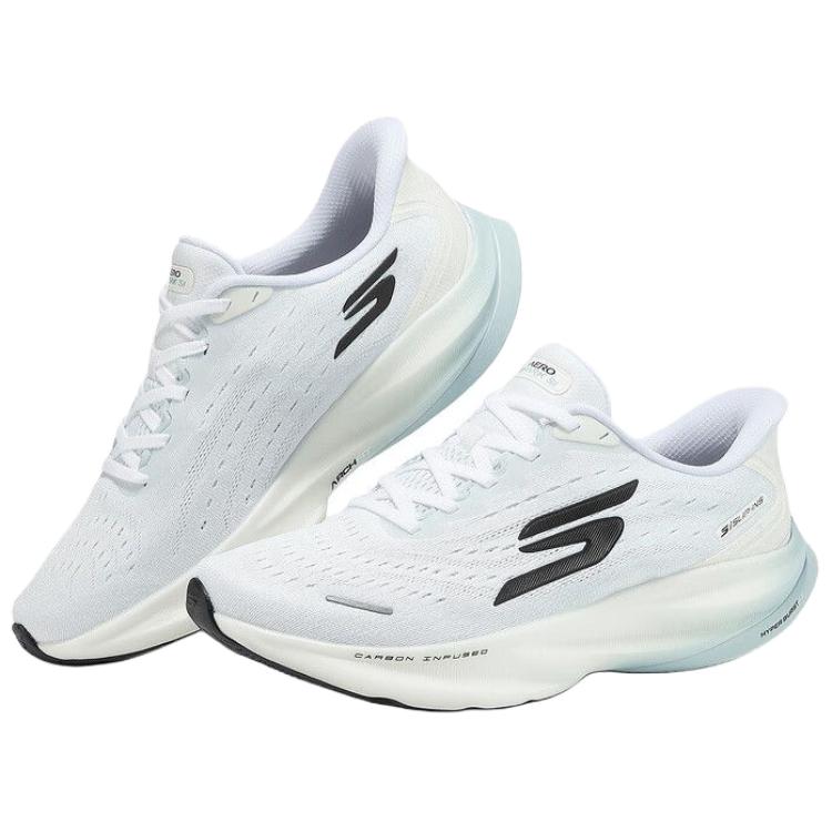 Skechers SKX Aero Spark Si Versatile Comfortable Low-Top Running Shoes Men sneakers White Green 246205-WLB