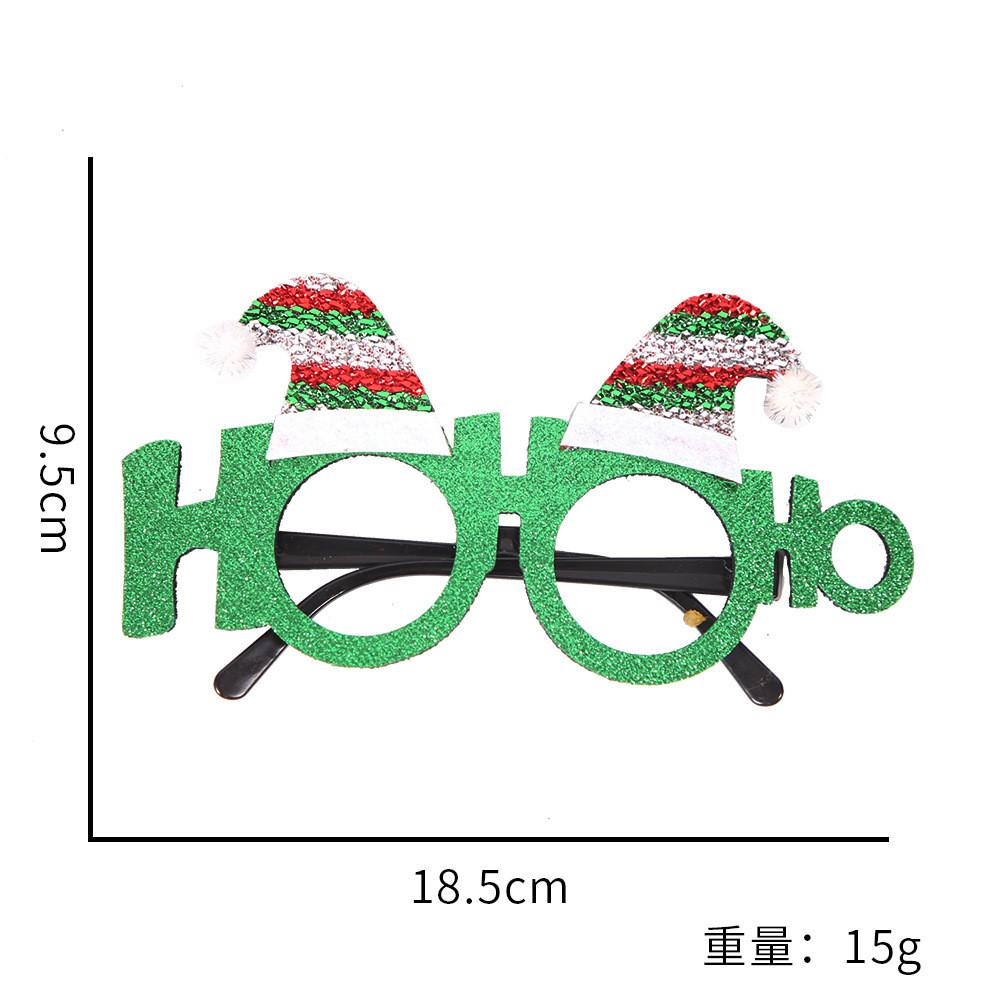 Handmade Plastic Colorful Christmas Glasses Perfect For Kids Featuring Cheerful Santa And Designs Reindeer