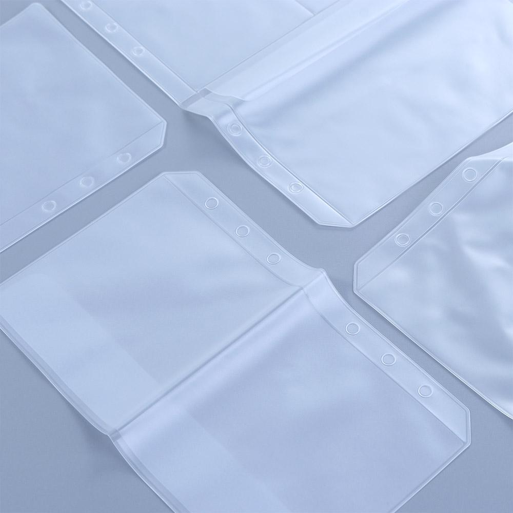 Storage File Holder Binder Folders Binder Pockets Document Filing Bags PVC Notebook Pouch Bags