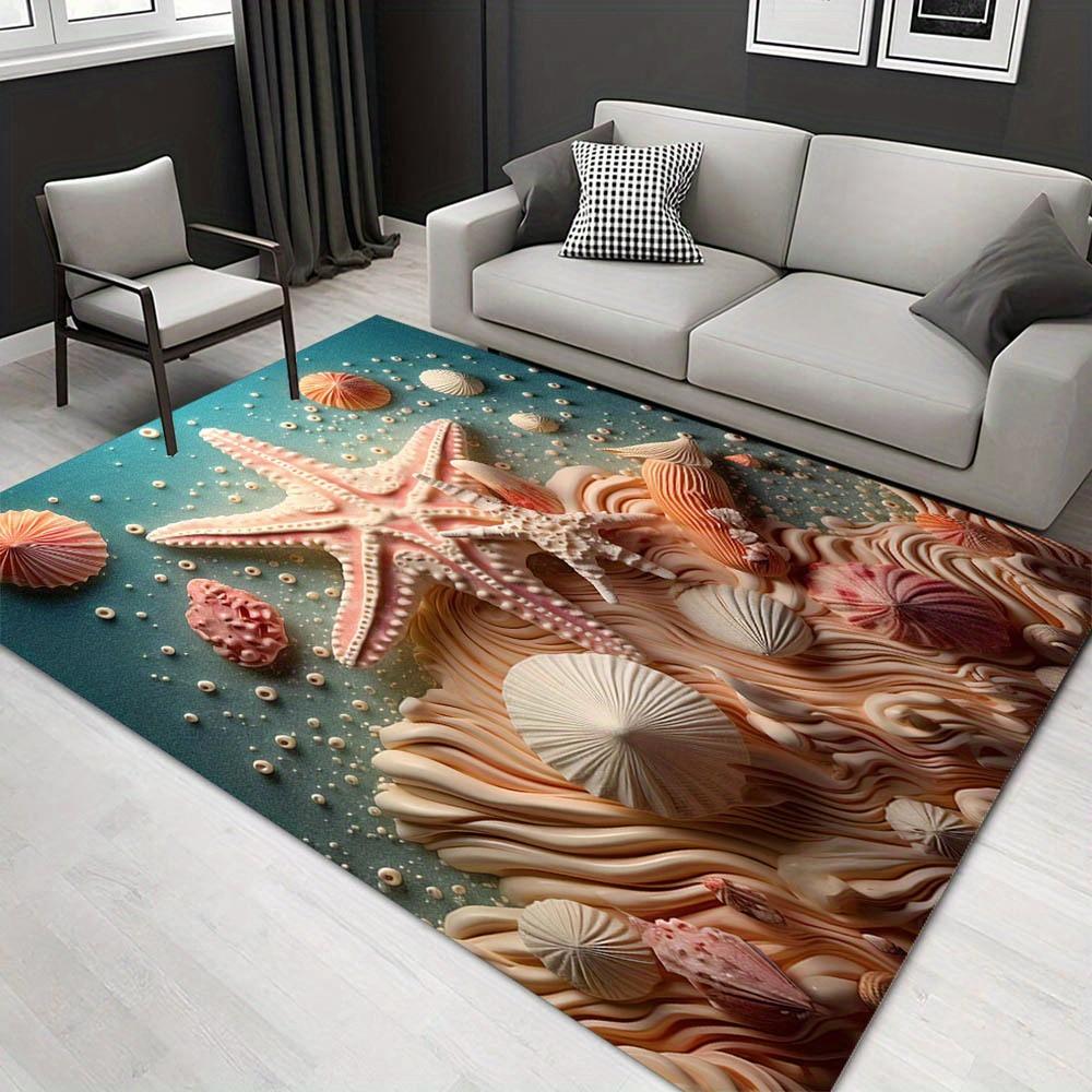 

1pc 22096462850 Pattern Carpet, Area Rug For Living Room Bedroom Room Bed Chair Laundry Entryway Corridor Yard Non-slip Outdoor Camping Rug 60cm by 90cm