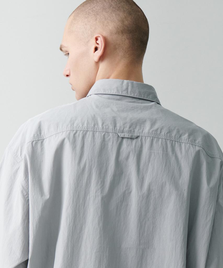 MUSINSA STANDARD [City Leisure] Cn Oversized Shirt [Light Grey]