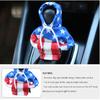 Car Gear Shift Cover with US Flag Design,Fashionable Gear Shift Hoodie for Shifter Knobs,Universal Car Interior Accessories Funny Car Shift Knob