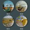 8 Inch Van Gogh Painting Porcelain Decorative Wall Hanging Plate Seat Disc Ceramic Disc Art Nouveau