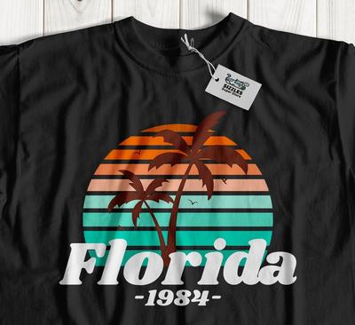Unisex Florida Strand T-Shirt Floridan Geschenke & Amerikanischer Urlaub FL Bundesstaat T-Shirts