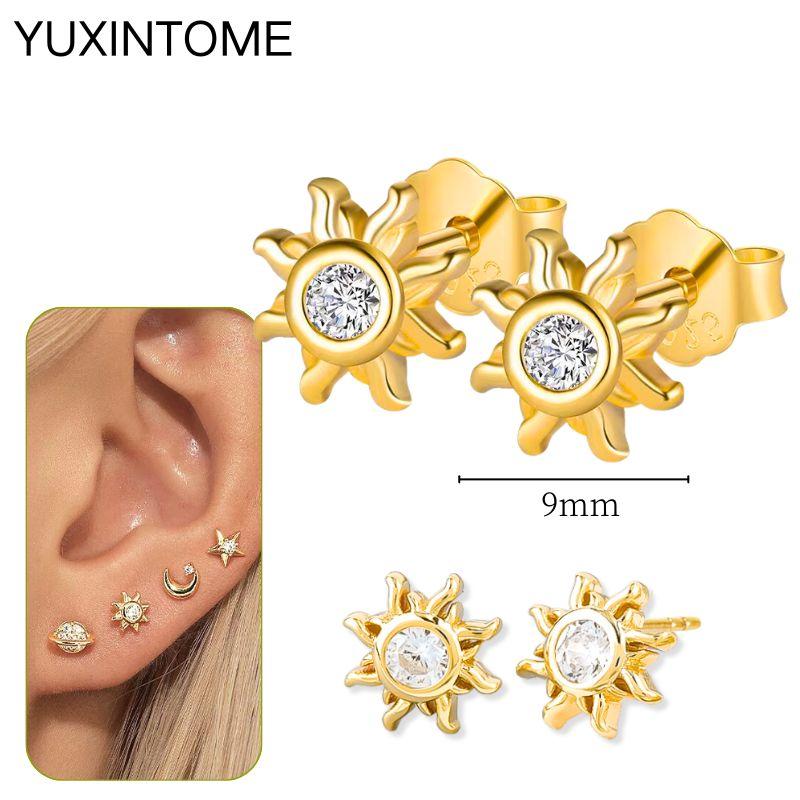925 Silbernadel Exquisite Weiße Zirkon Steckerohrringe für Damen Geometrische Lange Kette Quaste Ohrringe Luxuriöser Schmuck