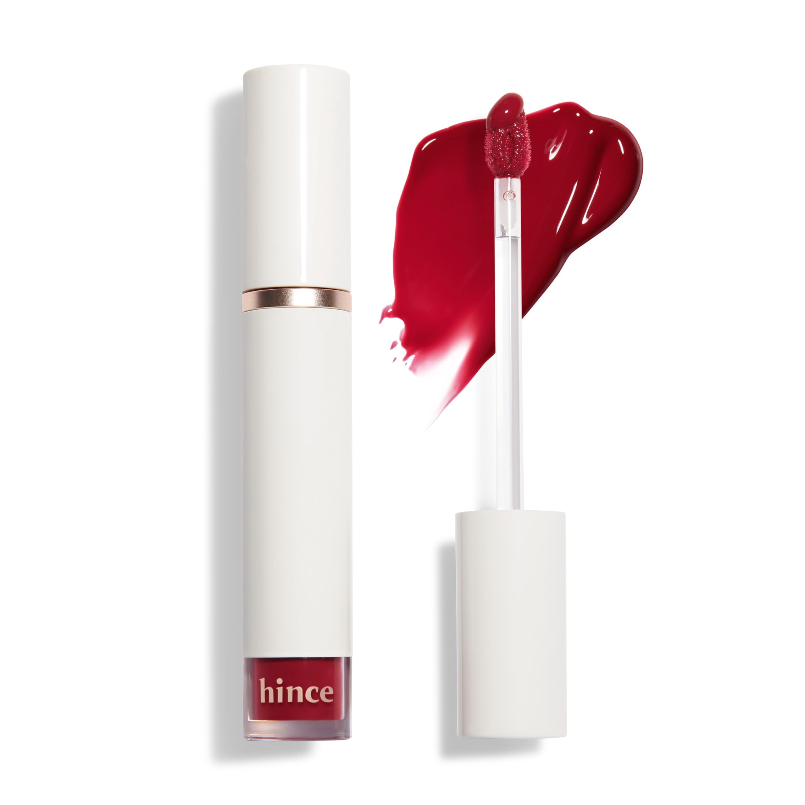 

HINCE Увлажняющий тинт для губ с эффектом сияния - Нелипкий и водостойкий тинт для губ для женщин - Стойкий блеск для губ для естественного и глянцевого сияния - Увлажняющий