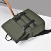 Schoolbag1011 New Solid Color Casual Backpack Business Commute Large Capacity Travel Computer Backpack Trendy Student Schoolbag