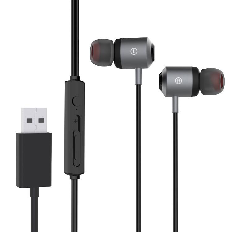

Wired In-Ear Gaming USB Headset with Mic, 2m Cord, for PC & Laptop, Ideal for PUBG