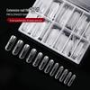 Nail Crystal Extension Mold: 120-Piece Boxed Gel Nail Tips with Scale
