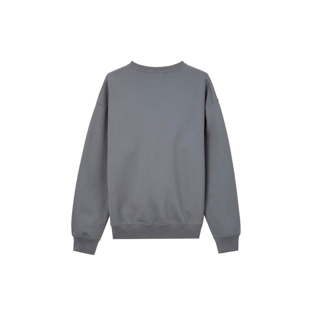 Nike SB Alphabetic Crew Neck Fleece Sweatshirt Unisex Tops Smoke-Grey FB8434-084