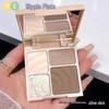 All-in-One Three-Color Matte Shimmer Highlighter & Contour Palette