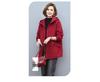 Women's Fleece-Lined Hooded Cardigan - Autumn/Winter 2024 Casual Loose Fit for Middle-Aged Moms
