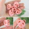 10 Piezas Moldes para Pendientes de Arcilla Blanda Flor Combinación de Flores Pétalos Hojas Cortadores de Arcilla Polimérica Herramienta para Hacer Pendientes Artesanales Joyería