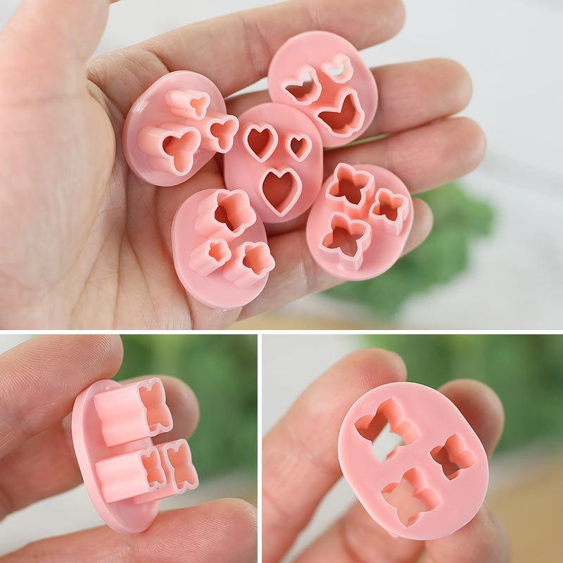 10 Piezas Moldes para Pendientes de Arcilla Blanda Flor Combinación de Flores Pétalos Hojas Cortadores de Arcilla Polimérica Herramienta para Hacer Pendientes Artesanales Joyería
