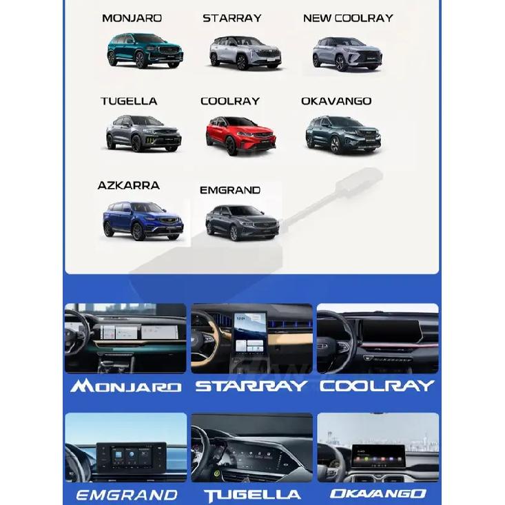 NCP0039 Geely Monjaro Tugella Atlas Pro Emgrand Pro GX3 Azkarra carbitlink easy connect adapter To CarPlay  Android Auto NCP0036