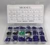 270-Piece Green O-Ring Set & 225-Piece Purple O-Ring Set for Car AC Repair - Waterproof