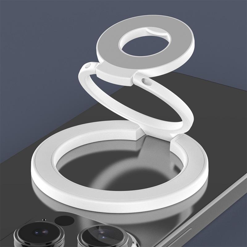 Foldable Magnetic Phone Holder Ring - Strong Grip for Hands-Free Use