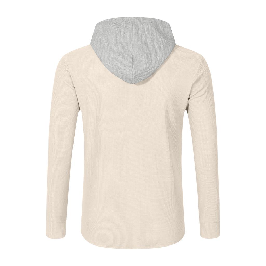 Men's Zipper Hooded Sports And Casual Loose Jacket