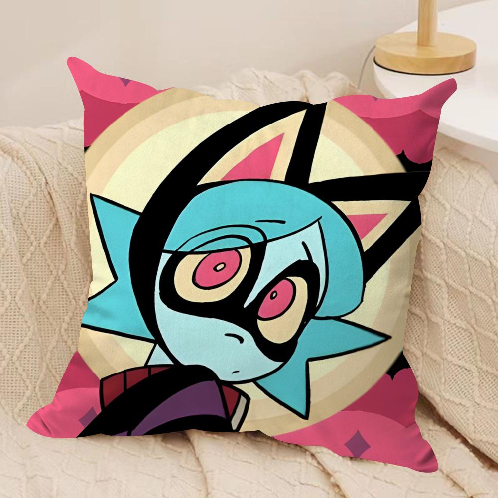 Psychocuties Mimi Cushion Cover Soft Plush Fabric DoubleSided Printed Sofa Cushion Cover for All Seasons Home Decor Gift