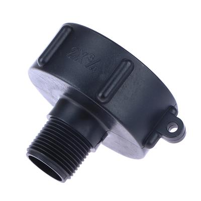 1 Stück IBC-Wassertank-Reduzieradapter, langlebiger S60-Feingewindeadapter mit 2 Zoll NPS 3/4 Zoll Feingewinde, Gartenschlauchanschlussadapter