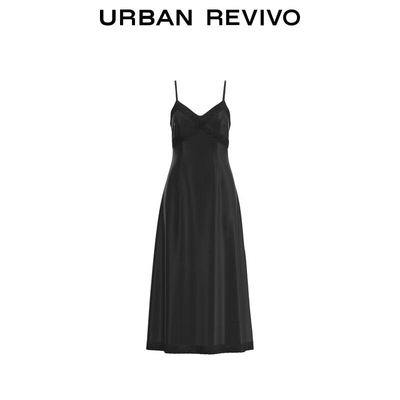 UR Women's V-Neck Spaghetti Strap A-Line Maxi Dress