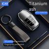 Icar Tpu Passend für Toyota Gr Sport C-Hr Gazoo Rav4 Racing Mirai Avensis Land Cruiser Prado 3 Tasten Auto Schlüsselanhänger Cover Hülle Fernbedienung Schlüsselanhänger