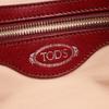 Used TOD'S D-styling Tote Bag Leather Bordeaux Used Women