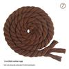 10mm Colored Cotton Rope - 1cm Thick Braided Rope for DIY Crafts, Weaving, Curtain Bundling, and More