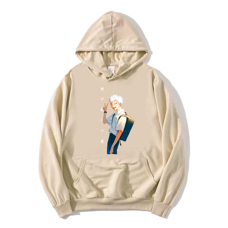 Comic The Summer Hikaru Died  Hoodies Cartoon Graphic Sweatshirts Long Sleeve Women Men Sudaderas Fleece Female Tops