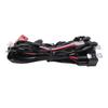 Double Color High Low Beam Wiring Harness Dual Relay 30A Fuse 14AWG Core Cable Harness for Off Road Vehicles SUV Pickup
