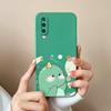 Covers Cases For Huawei P40 P30 P60 Y6 Y7 Y9 Y9A Y5 Cute Dinosaur Baby Silicone Soft Casing Screen Protector Anti Fall Shell For Huawei Bumper Housing