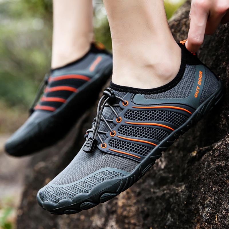 Mens Minimalist Running Cross Training Shoes Barefoot Shoes Big Toe Box Five Finger Shoes Saguaro Barefoot Pit Viper Paracord
