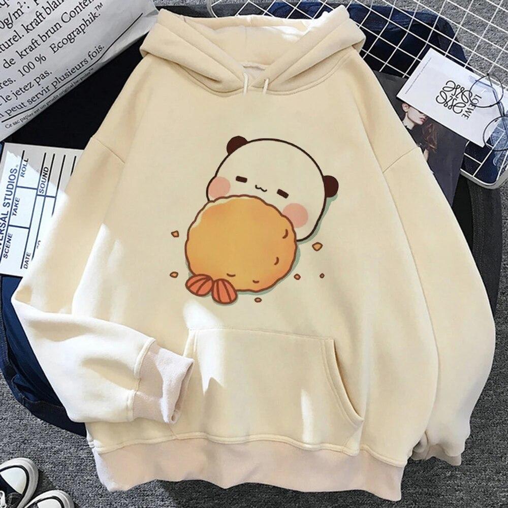 

Bubu Dudu hoodies women Winter japanese graphic anime Pullover Hood female gothic Hood Unisex