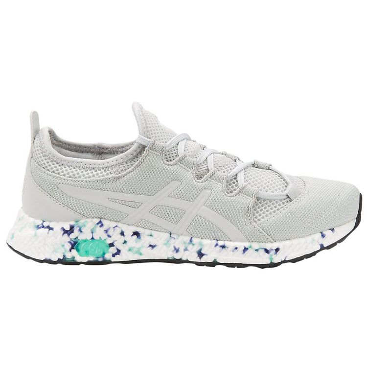 Asics Hypergel Gel-Sai Trendy Fabric Synthetic Leather Low-Top Running Shoes Women Sneaker Gray White 1022A013-020