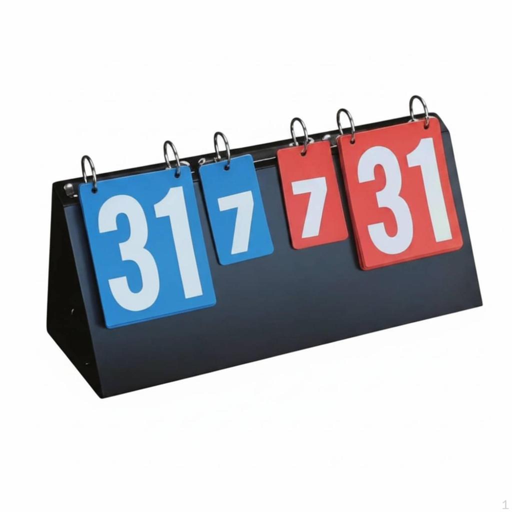 Portable Flip Scoreboard VersatileGameflip Waterproof Score Changer for Referees,