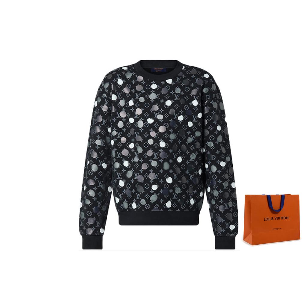 Louis Vuitton X Yayoi Kusama Sweatshirt Men's Black 1AB6J7