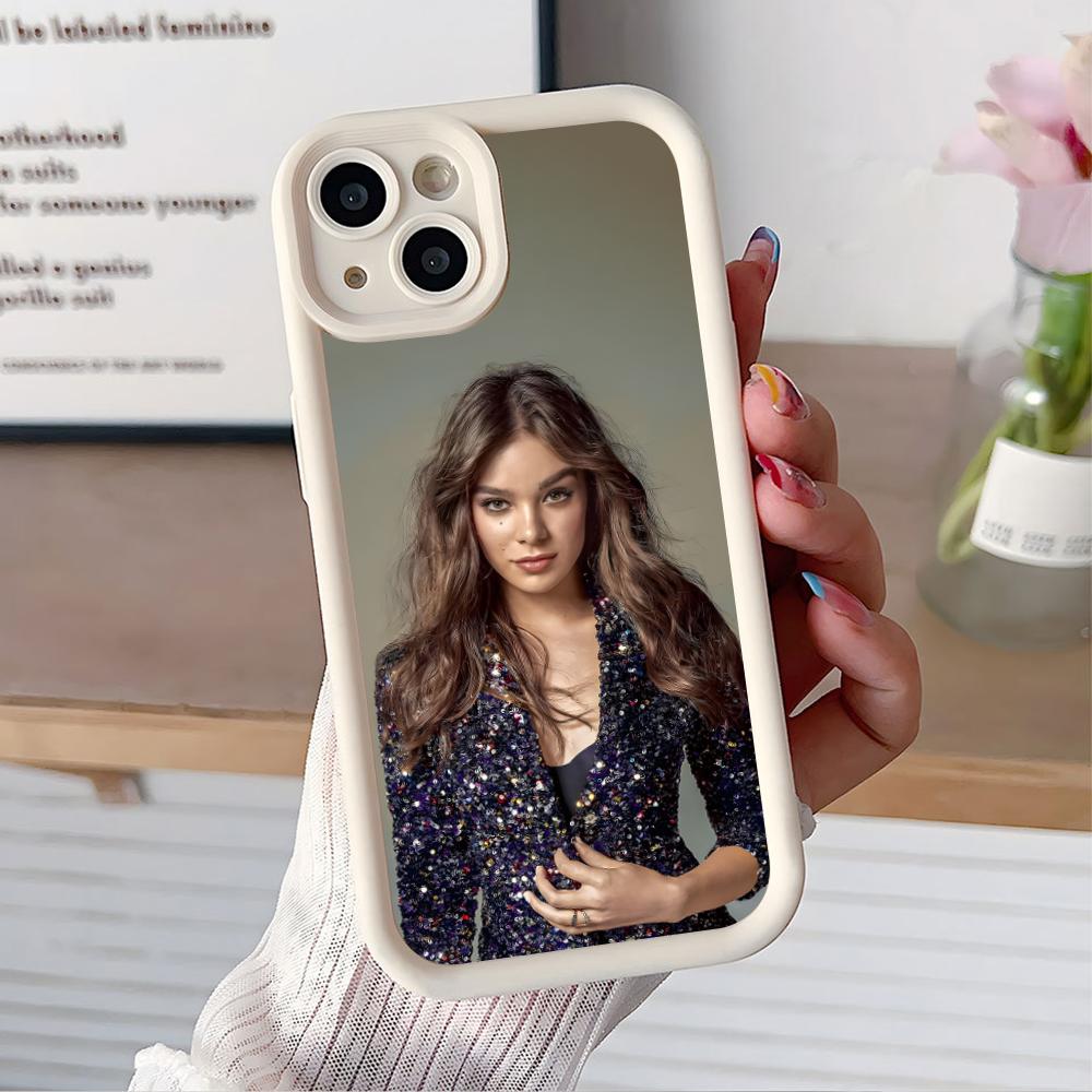 

Hailee Steinfeld Thicken TPU Mobile Phone Case for iPhone 17 16 15 14 13 12 11 Air Pro Max Plus Colorful Cover iPhone 12 Pro Max