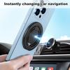 Magnetic Phone Ring Holder Stand Zinc Alloy Finger Grip Kickstand for IPhone