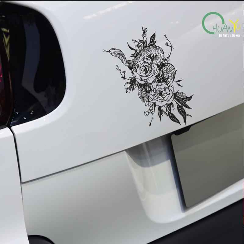 mandala snake decal for car and motorcycle to cover scratches, waterproof and reflective.